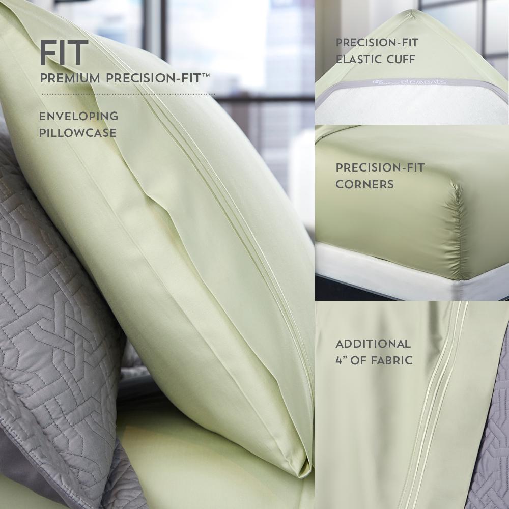 Premium Celliant Sheet Set Cal King, Sage. Picture 5