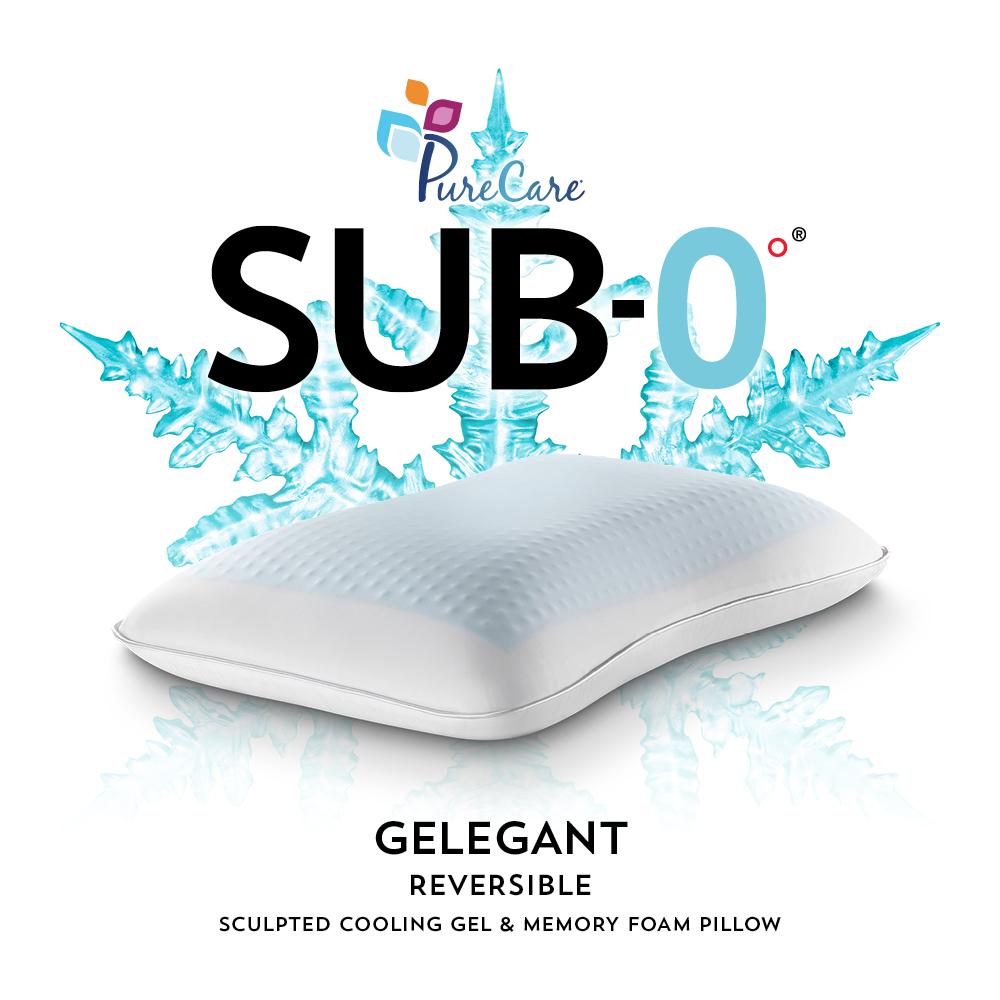 SUB-0° Gel-egant Pillow Standard, White. Picture 2