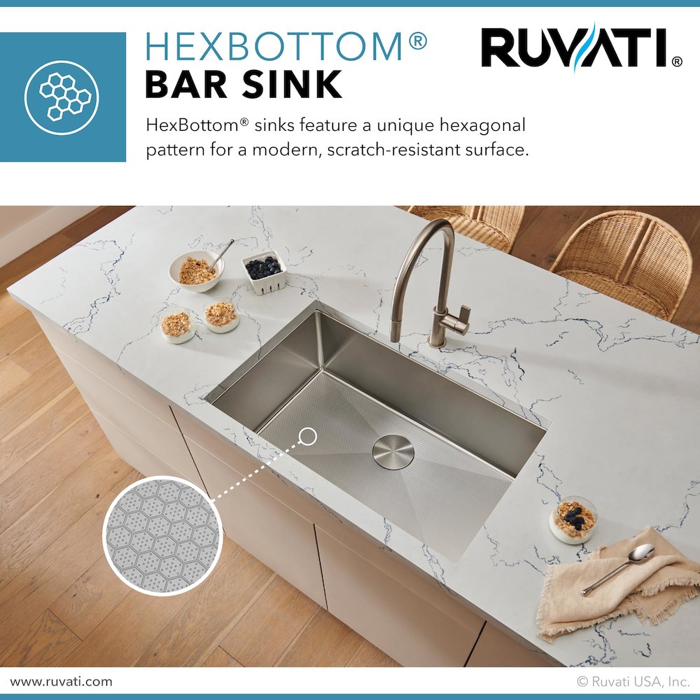 30-inch Workstation Scratch Resistant Embossed Kitchen Sink Stainless Steel. Picture 8