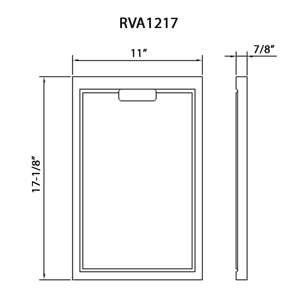 Ruvati 17 x 11 inch Solid Wood Replacement Cutting Board. Picture 8