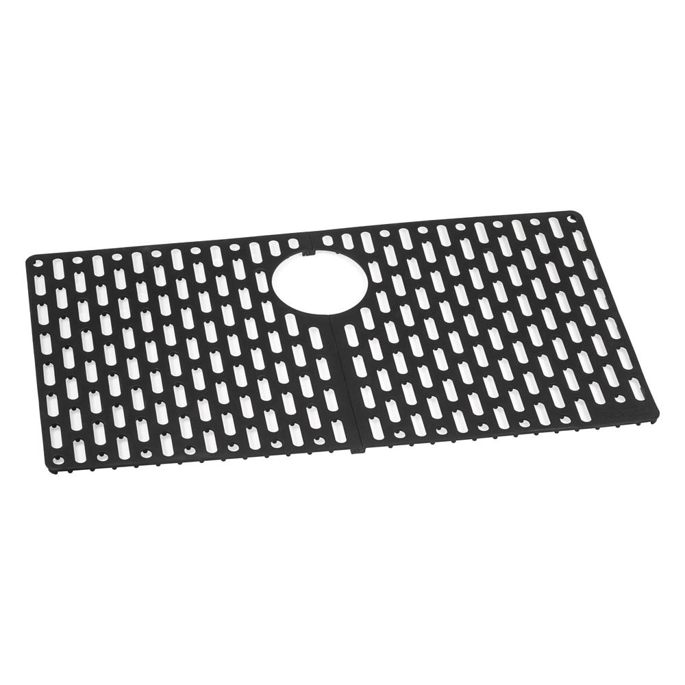 Granite Composite Undermount Single Bowl Kitchen Sink - Midnight Black. Picture 4