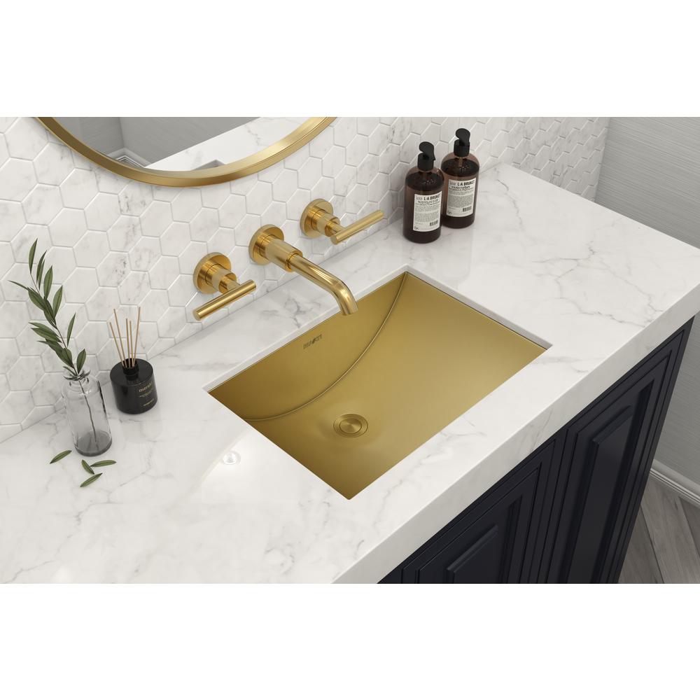 Ruvati 16 x 11 inch Rectangular Bathroom Sink Undermount. Picture 7