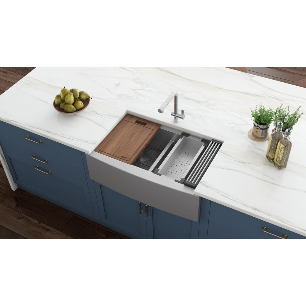 Ruvati 36" Kitchen Sink 16 Gauge. Picture 16