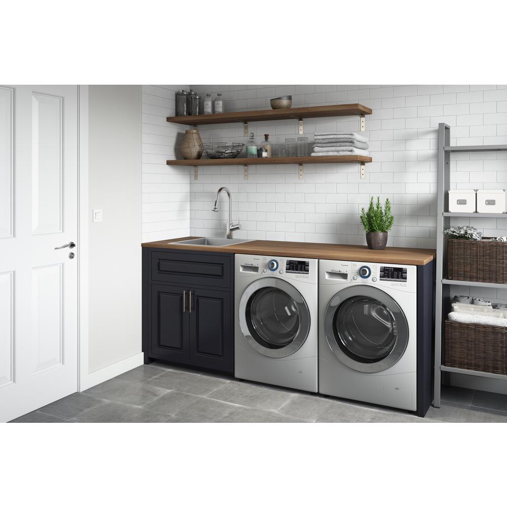 Ruvati Laundry Utility Sink 18 x 22 x 12 inch Rounded Corners Deep 16 Gauge. Picture 16