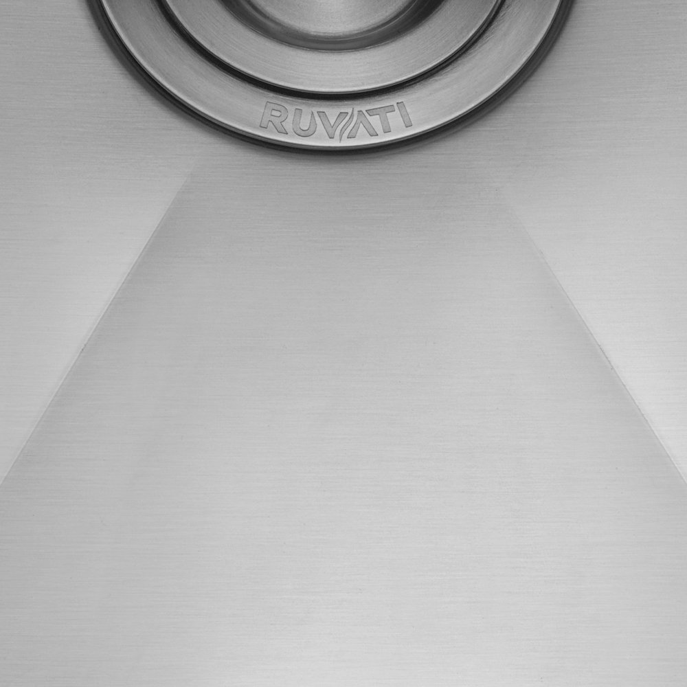 25 x 20 inch Workstation Drop-in Topmount Kitchen Sink 16 Gauge Stainless Steel. Picture 7