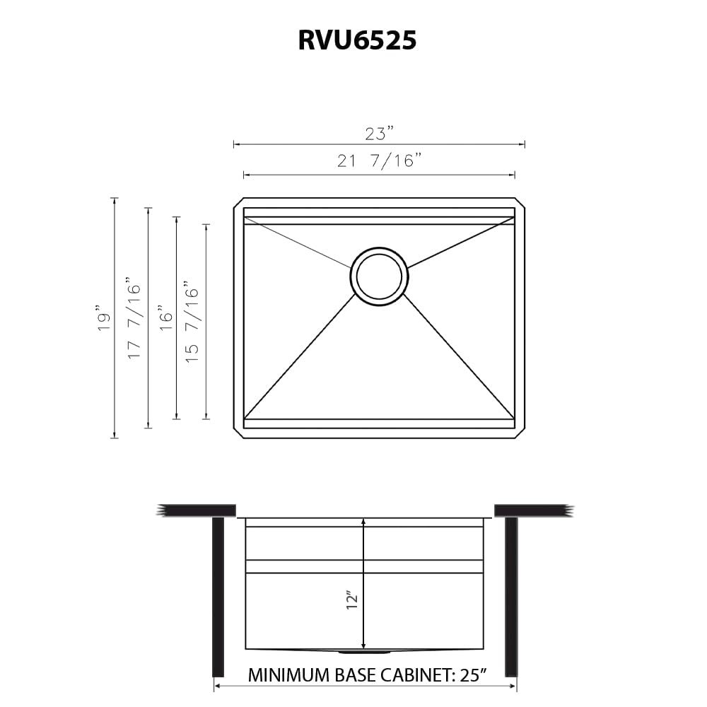 23 x 19 x 12 inch Deep Laundry Workstation Sink. Picture 8