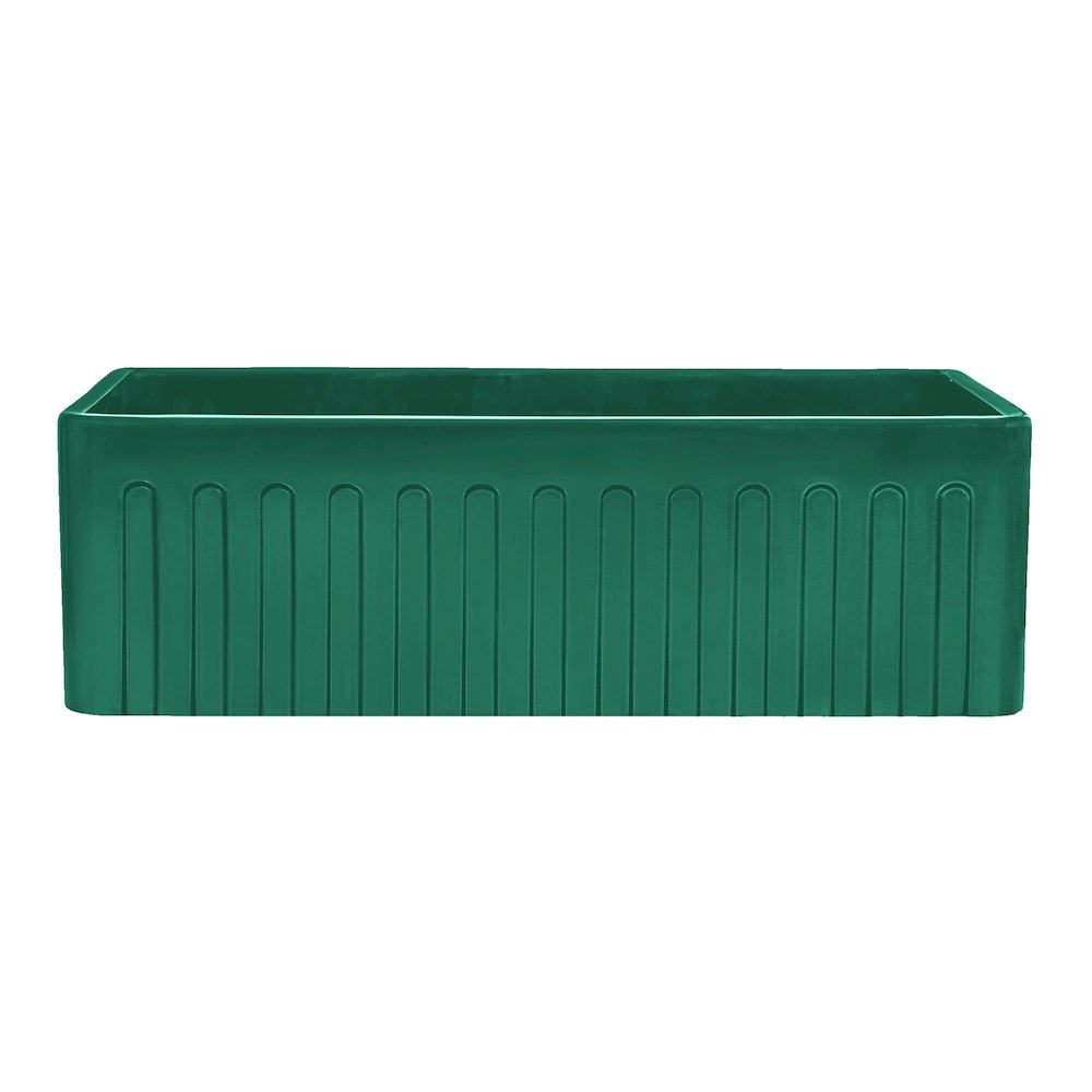 30 x 20 inch Fireclay Reversible Farmhouse Apron-Front Kitchen Sink Single Bowl. Picture 4