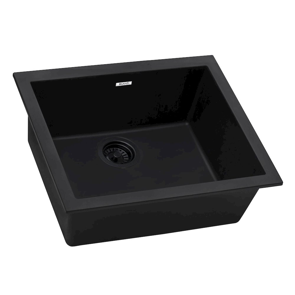 23 x 17 inch Granite Composite Undermount Single Bowl Kitchen Sink. Picture 1