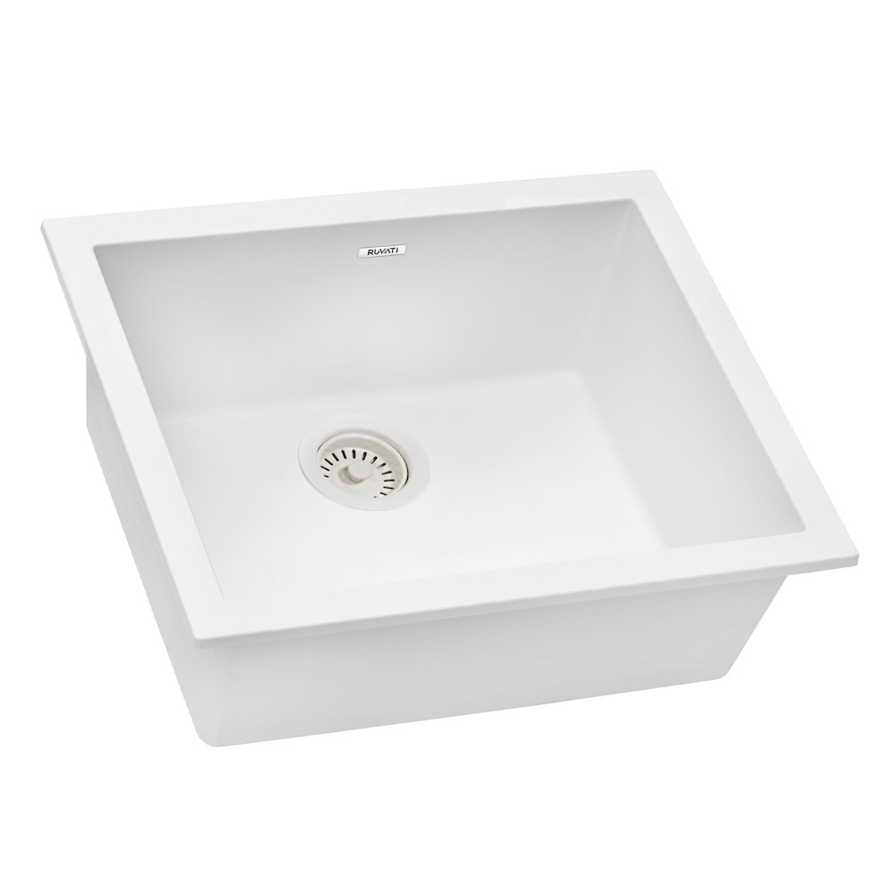 23 x 17 inch Granite Composite Undermount Single Bowl Kitchen Sink. Picture 1
