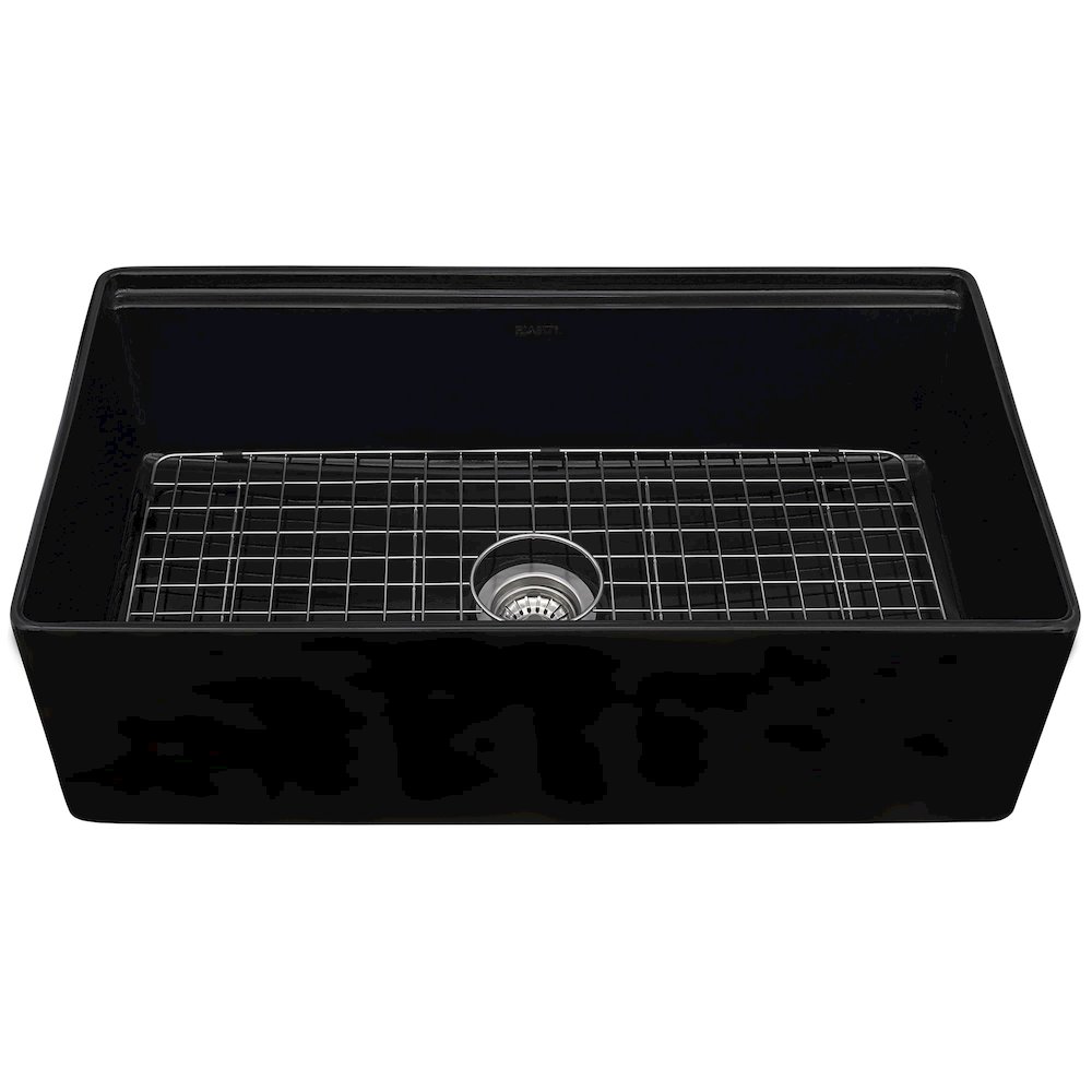 33 inch Workstation Black Farmhouse Kitchen Sink Apron Front Single Bowl. Picture 6