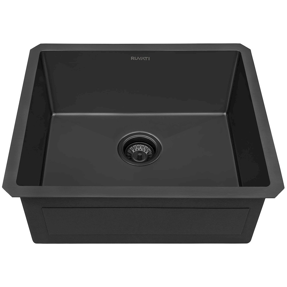 21-inch Gunmetal Black Stainless Steel Undermount Bar Prep Kitchen Sink. Picture 1