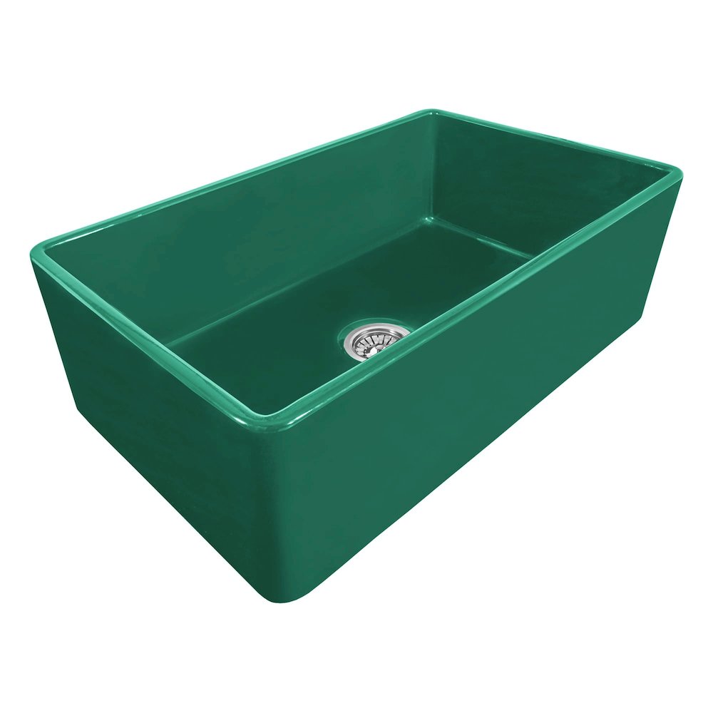 30 x 20 inch Fireclay Reversible Farmhouse Apron-Front Kitchen Sink Single Bowl. Picture 2