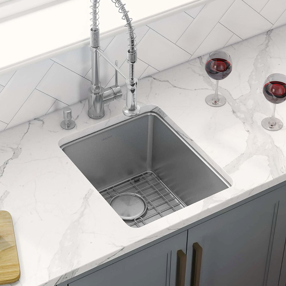 27-inch Undermount Kitchen Sink 16 Gauge Stainless Steel Single Bowl - RVM5927. Picture 2
