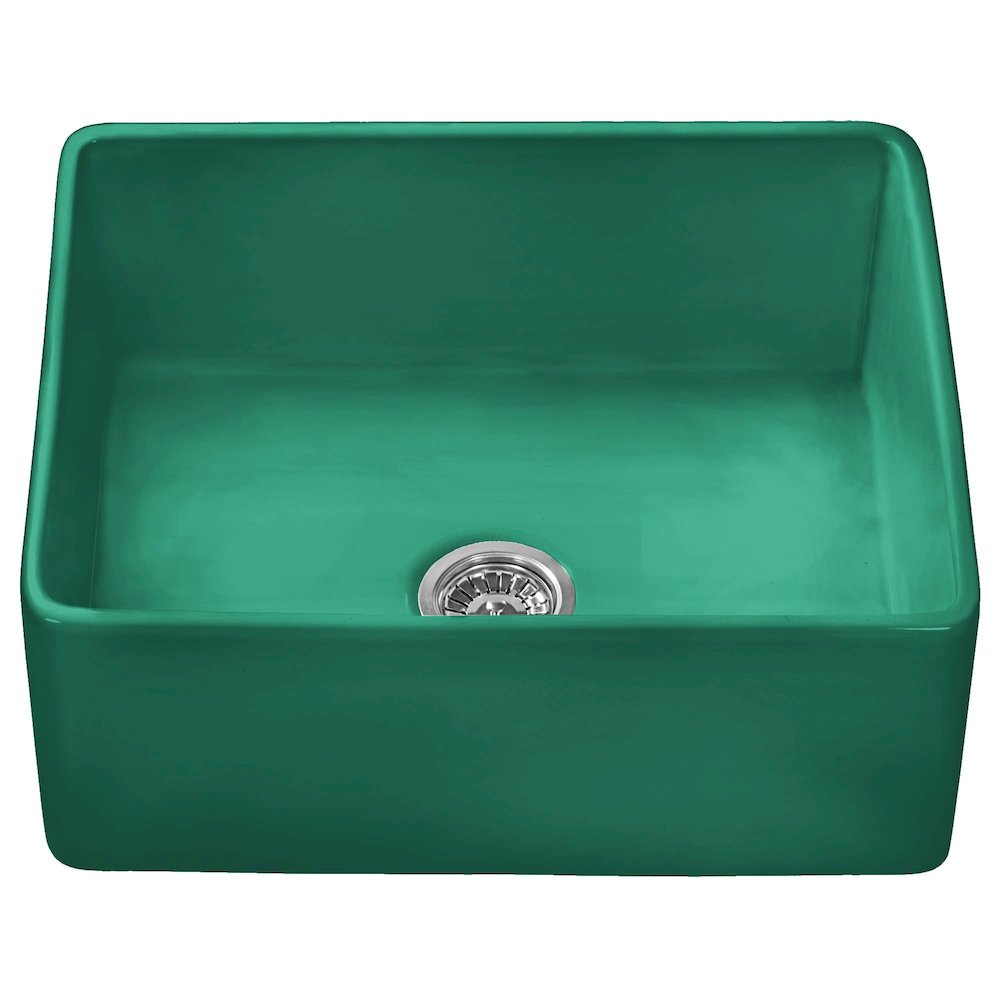 23-inch Fireclay Farmhouse Kitchen Laundry Utility Sink Single Bowl. Picture 2