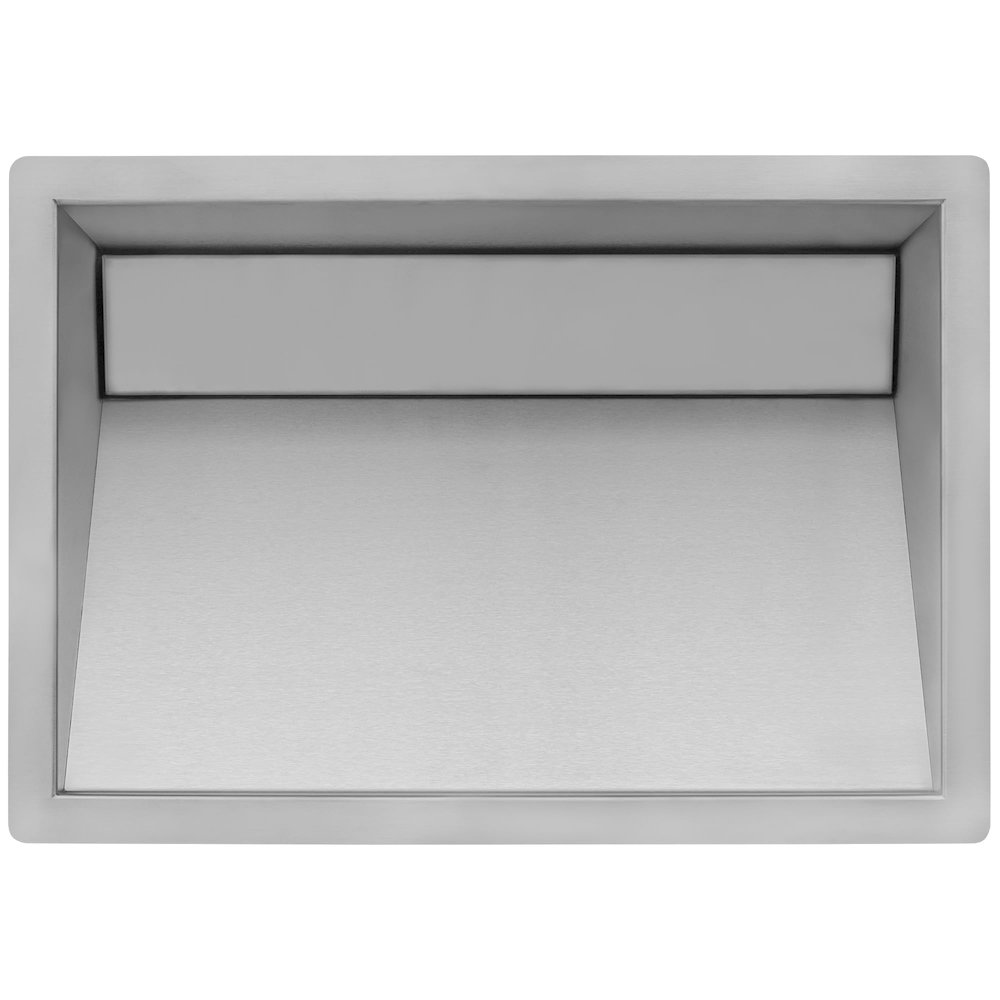 20 x 14 inch Brushed Stainless Steel Undermount Bathroom Sink Stainless Steel. Picture 2