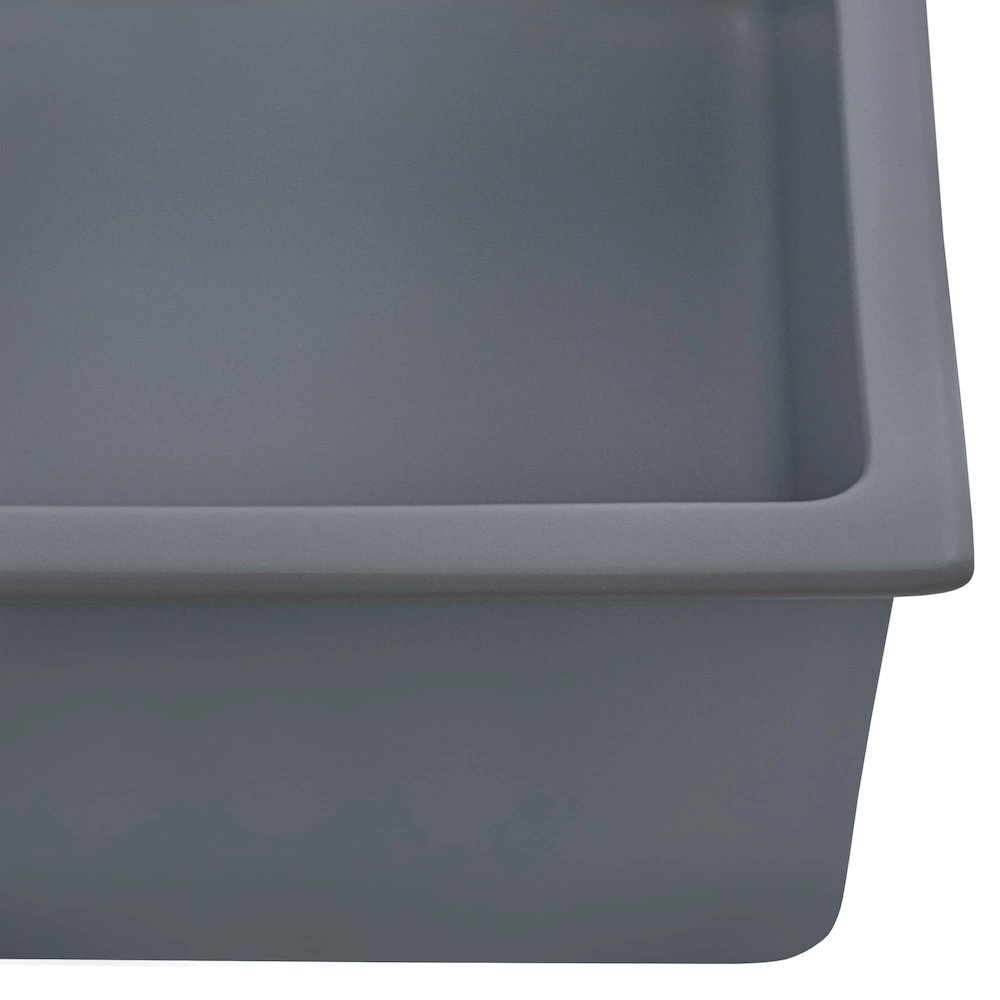 30-inch Fireclay Undermount / Drop-in Topmount Kitchen Sink Single Bowl. Picture 4