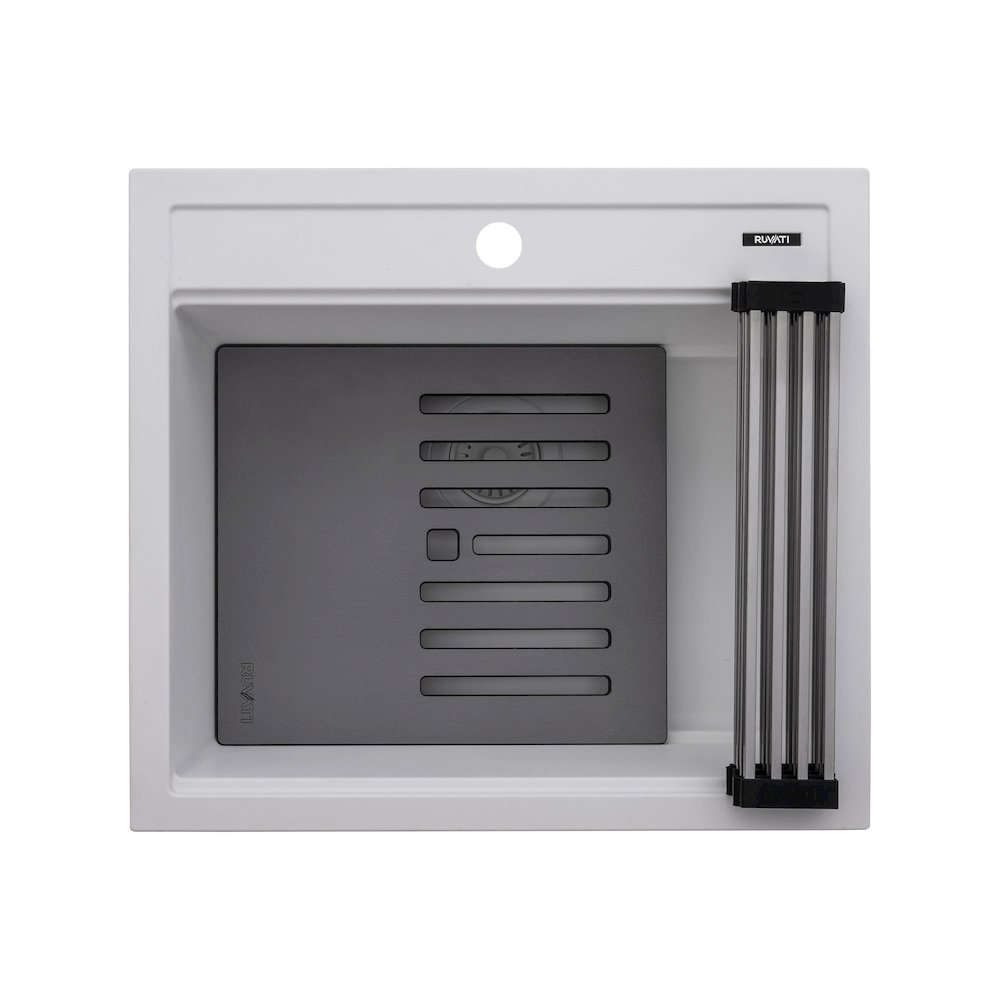 23-inch epiCube Granite Composite Workstation Drop-in Topmount. Picture 7