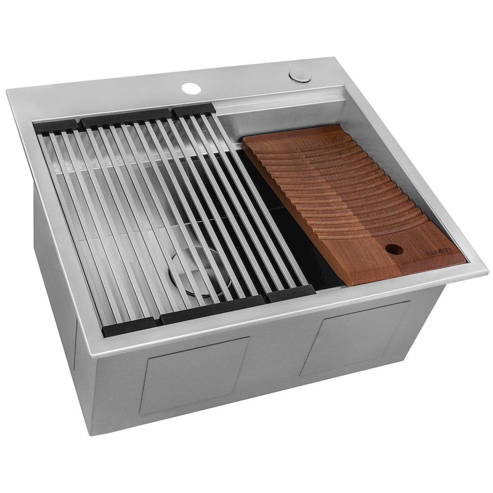 25 x 22 x 12 inch Deep Laundry Workstation Sink. Picture 1