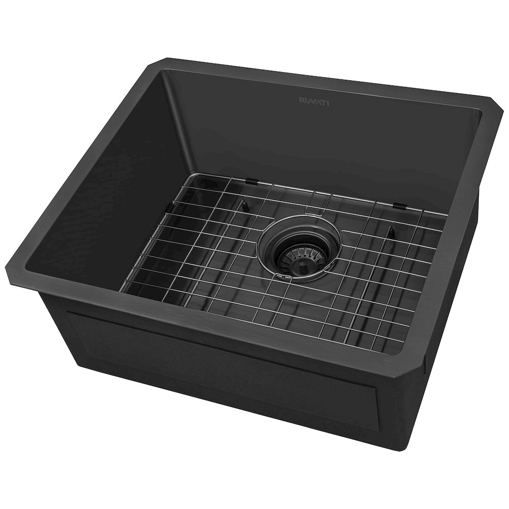 21-inch Gunmetal Black Stainless Steel Undermount Bar Prep Kitchen Sink. Picture 3