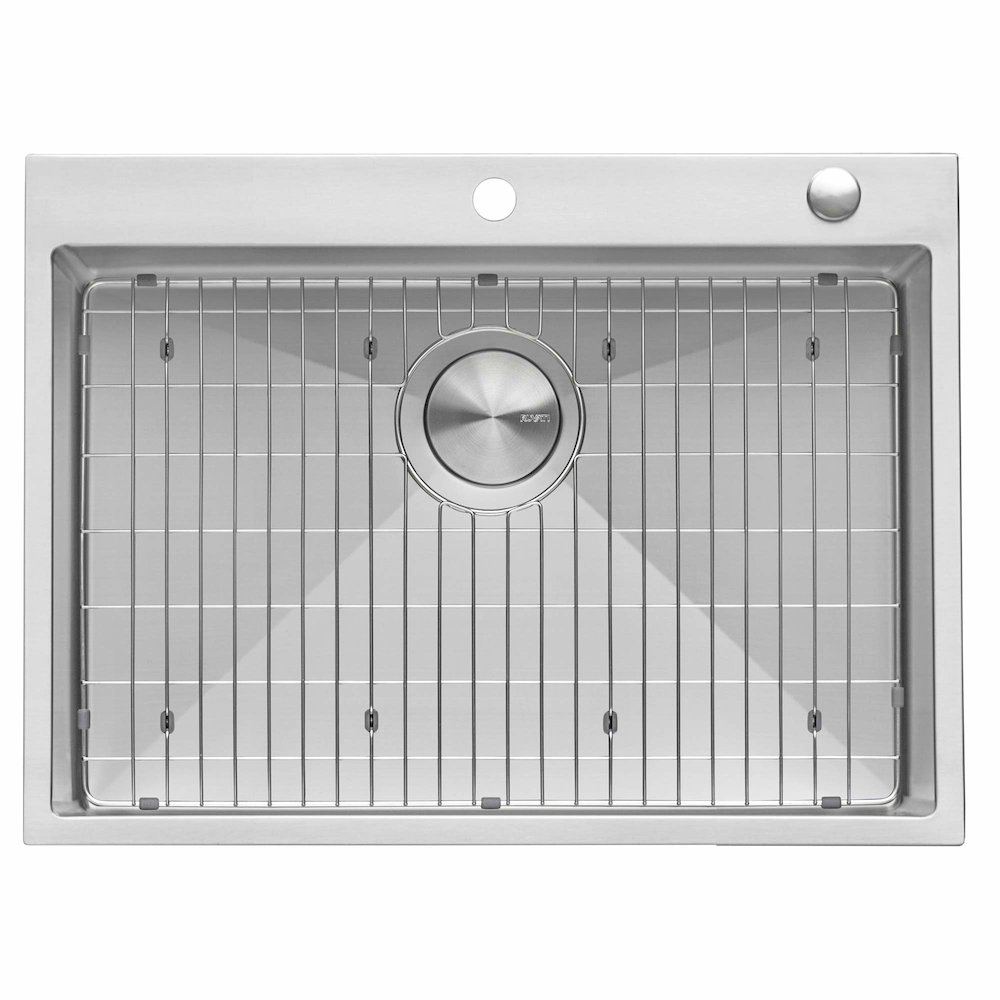27 x 20 inch 16 Gauge Stainless Steel Rounded Corners Kitchen Sink Single Bowl. Picture 3