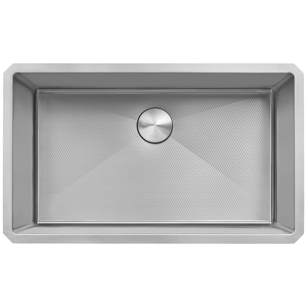 30-inch Scratch Resistant Embossed Texture Kitchen Sink Stainless Steel. Picture 5