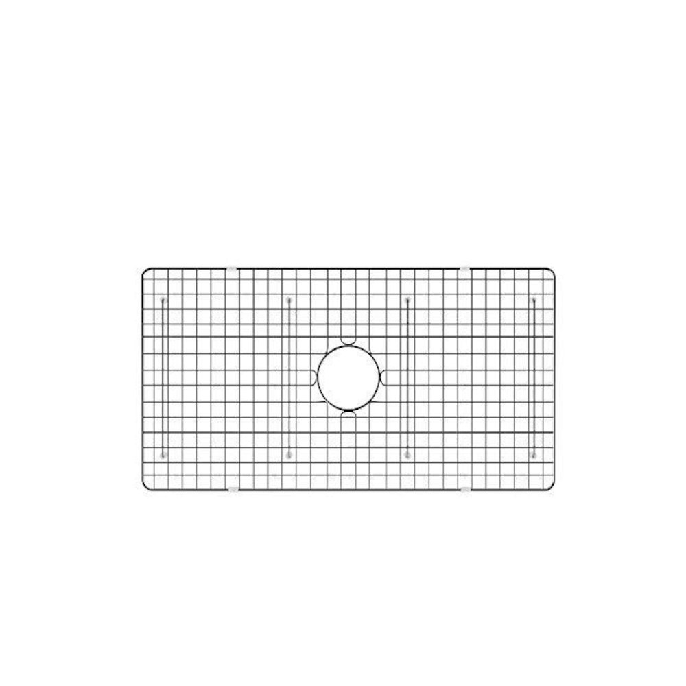 Ruvati Stainless Steel Bottom Rinse Grid Replacement for RVL2300WH. Picture 1