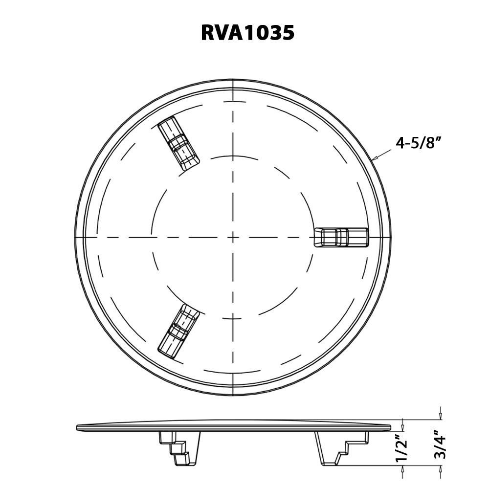 Ruvati Drain Cover for Kitchen Sink and Garbage Disposal. Picture 5