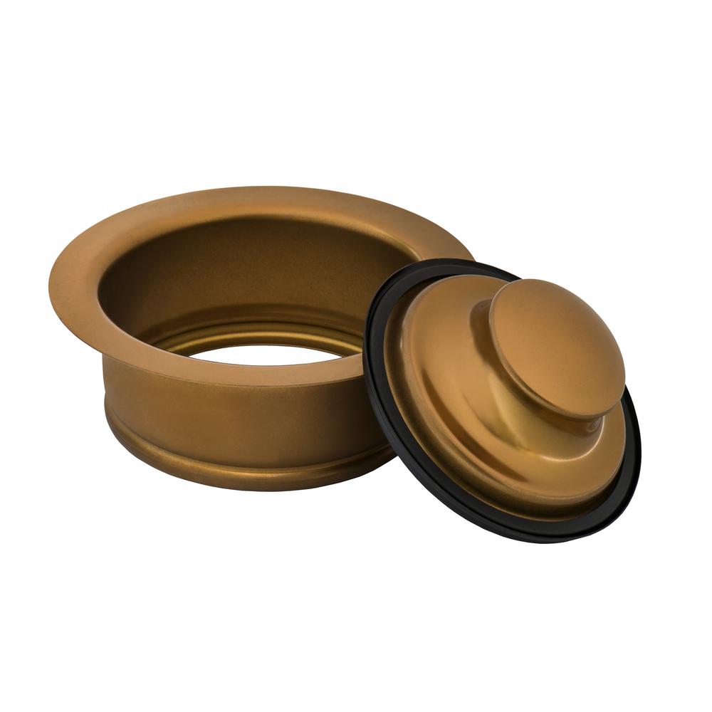 Ruvati Garbage Disposal Flange for Kitchen Sinks Copper Tone Stainless Steel. Picture 2