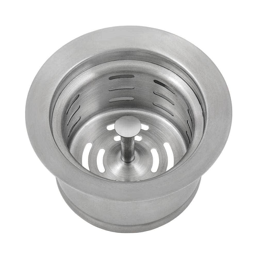 Ruvati Extended Garbage Disposal Flange with Deep Basket Strainer. Picture 3