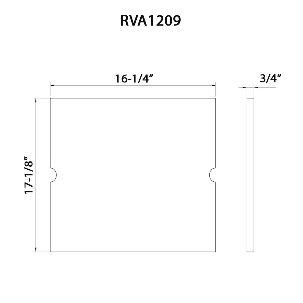 Ruvati Solid Wood Cutting Board Sink Cover for RVH8319 workstation sink. Picture 2