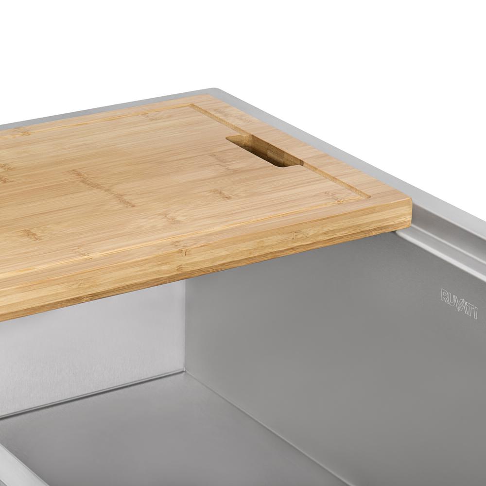 Ruvati 17 x 11 inch Solid Wood Replacement Cutting Board. Picture 9