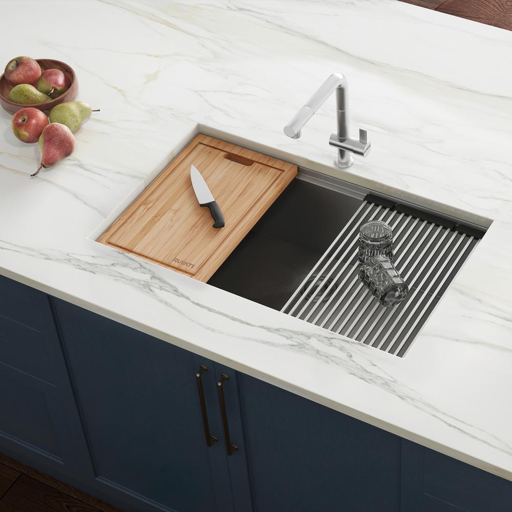 Ruvati 17 x 11 inch Solid Wood Replacement Cutting Board. Picture 11