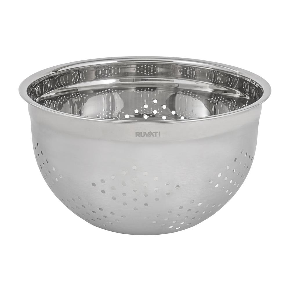 Ruvati Wood Platform with Mixing Bowl and Colander (complete set). Picture 3