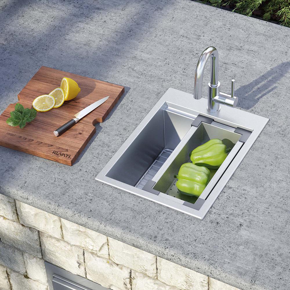 Ruvati replacement colander for RVH8210, RVH8221, RVH8222, RVH8333, RVQ5210 sink. Picture 4
