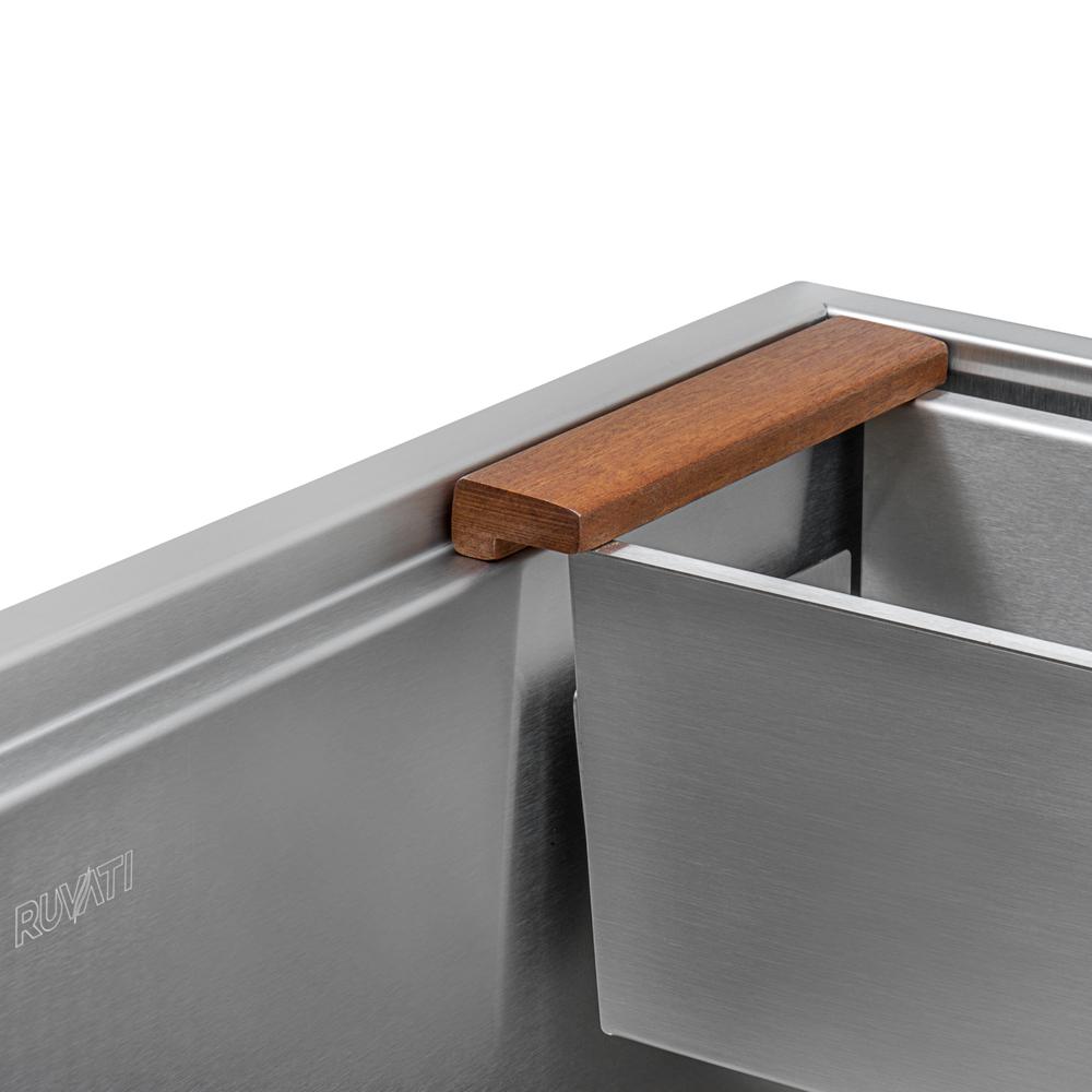 Ruvati Workstation Sink Replacement Colander 17 inch Stainless Steel. Picture 3