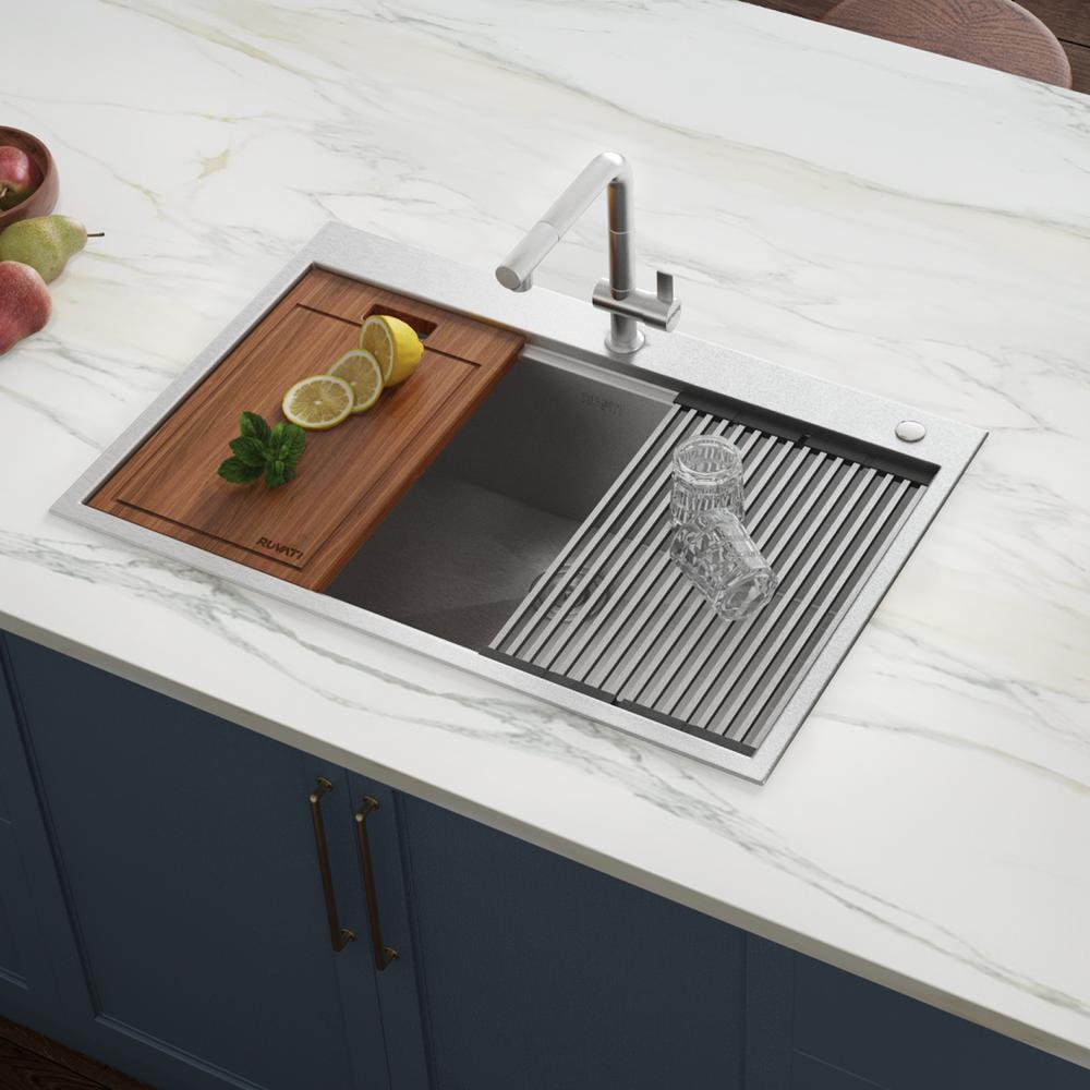 Ruvati Stainless Steel and Silicone Foldable Drying Rack. Picture 7