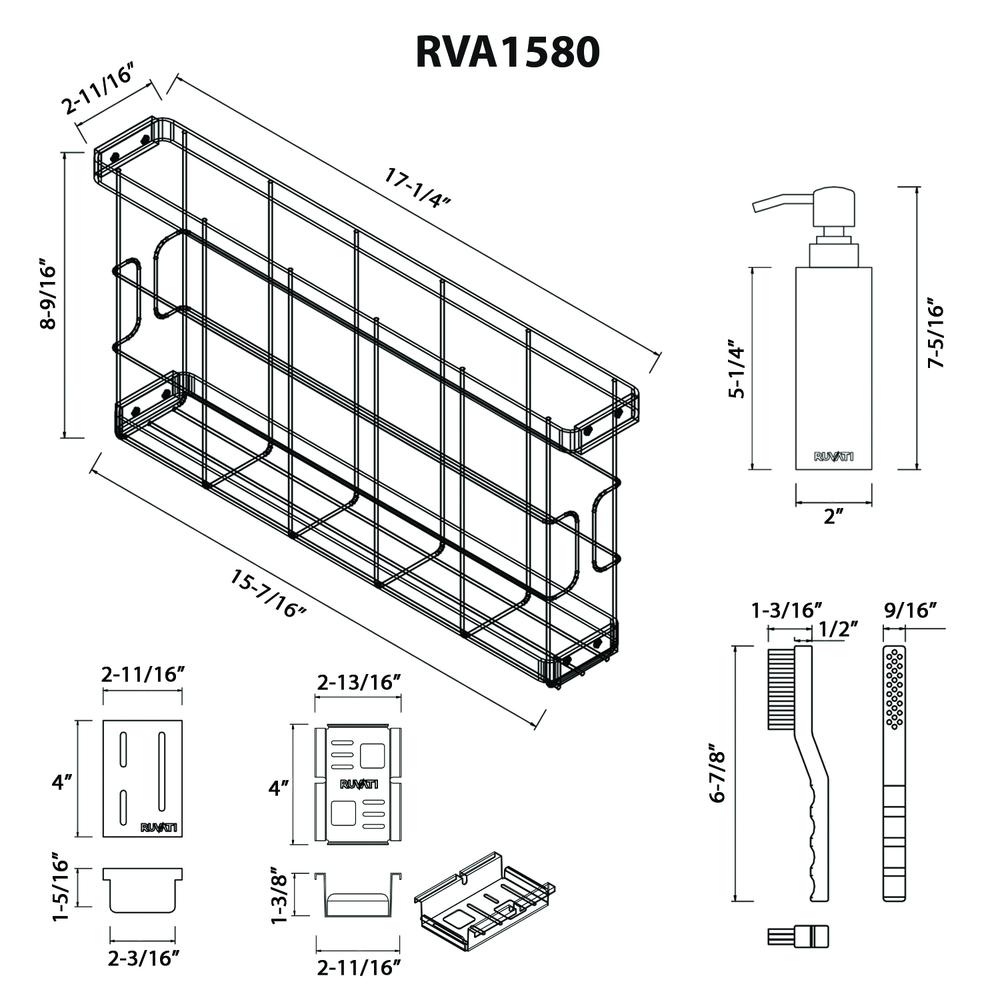 Ruvati Multi-function Workstation Organizer. Picture 9