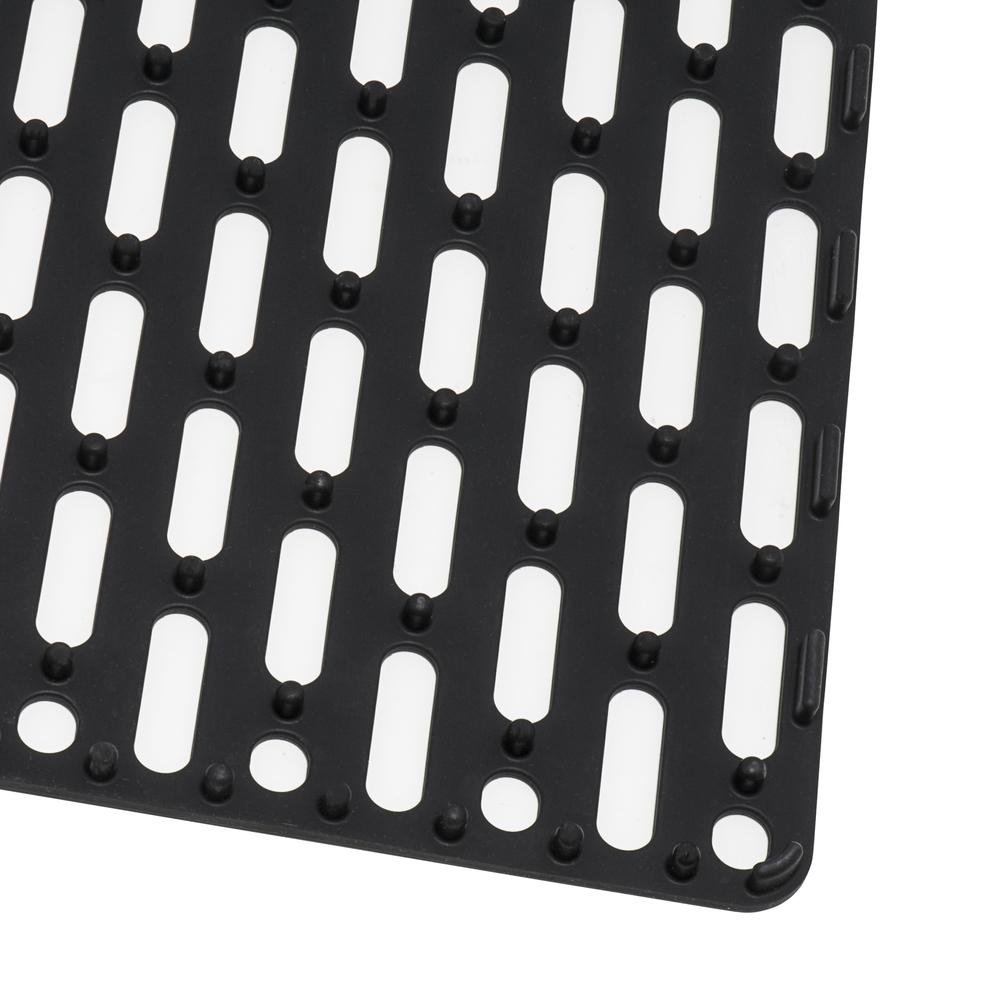 Ruvati Silicone Bottom Grid Sink Mat for RVG1080 and RVG2080 Sinks Black. Picture 3
