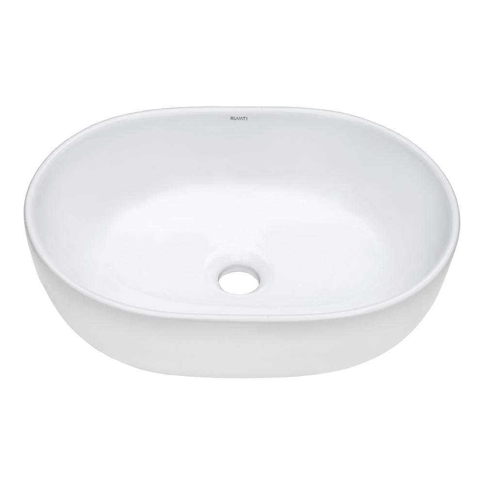 Ruvati 24 x 16 inch Bathroom Vessel Sink. Picture 2