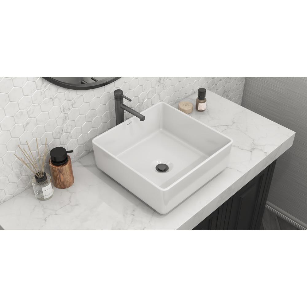 Ruvati 15 x 15 inch Bathroom Vessel Sink. Picture 8