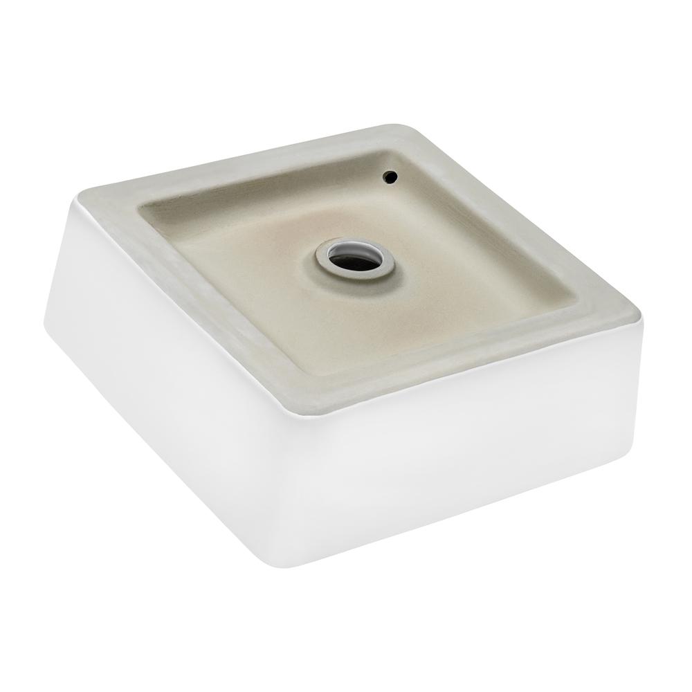 Ruvati 15 x 15 inch Bathroom Vessel Sink. Picture 4