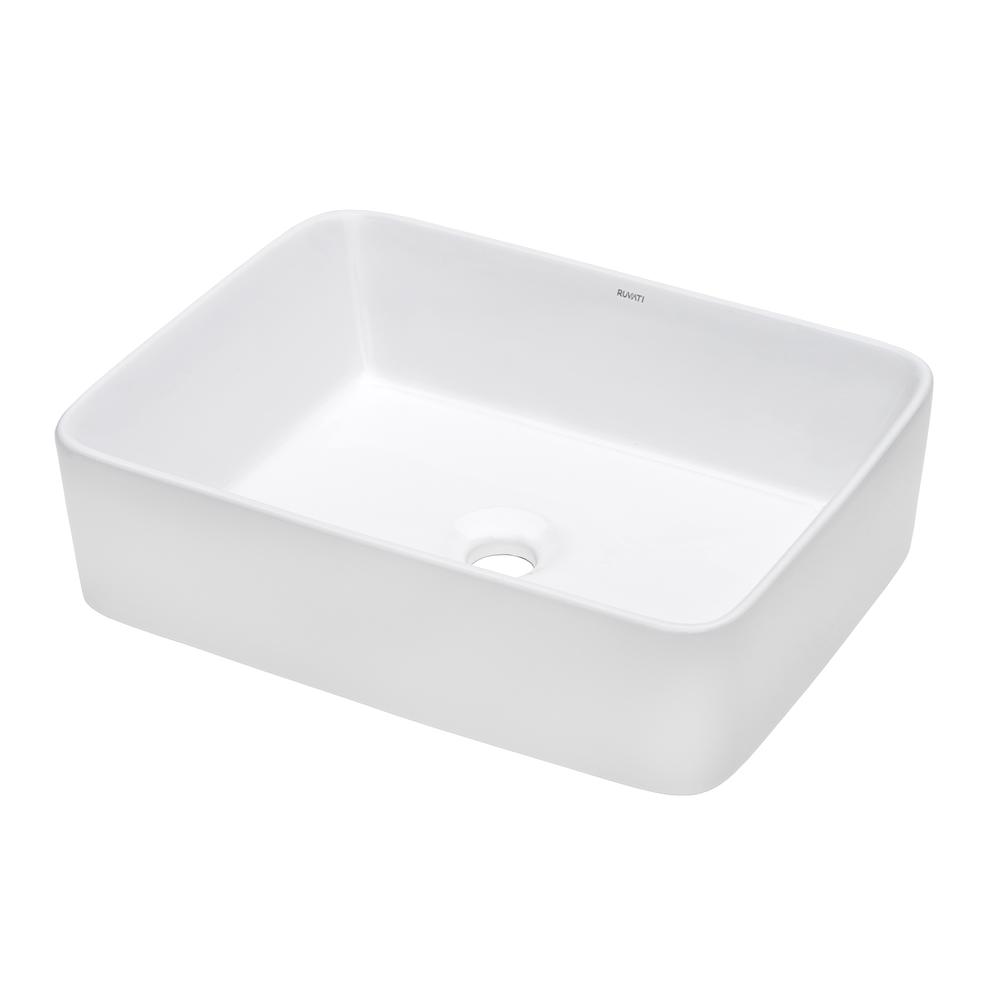 Ruvati 19 x 14 inch Bathroom Vessel Sink. Picture 1