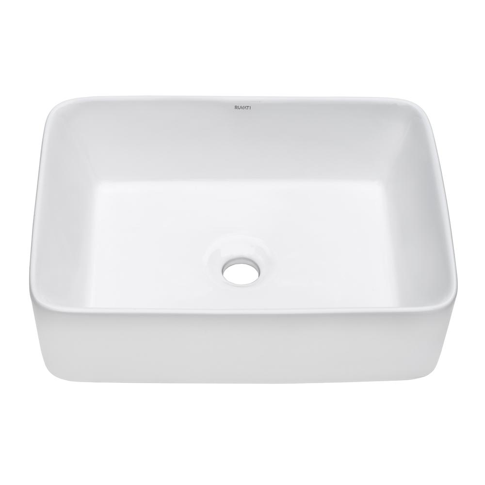 Ruvati 19 x 14 inch Bathroom Vessel Sink. Picture 2