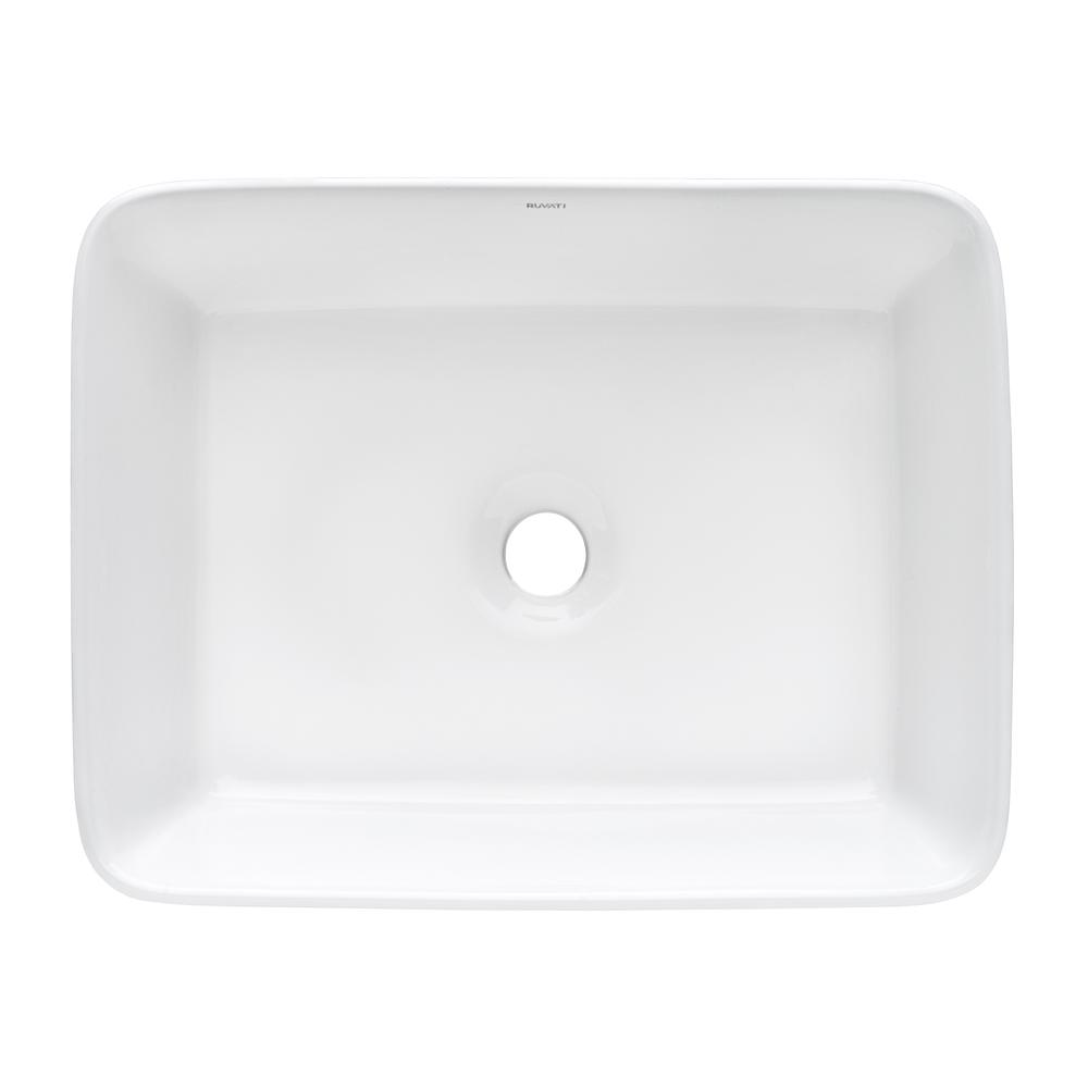Ruvati 19 x 14 inch Bathroom Vessel Sink. Picture 3
