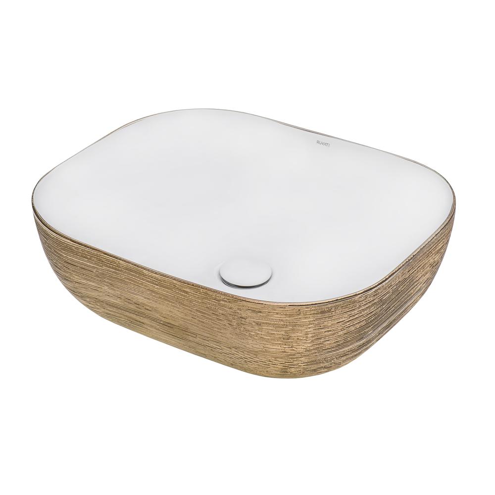Ruvati 20 x 16 inch Bathroom Vessel Sink. Picture 2