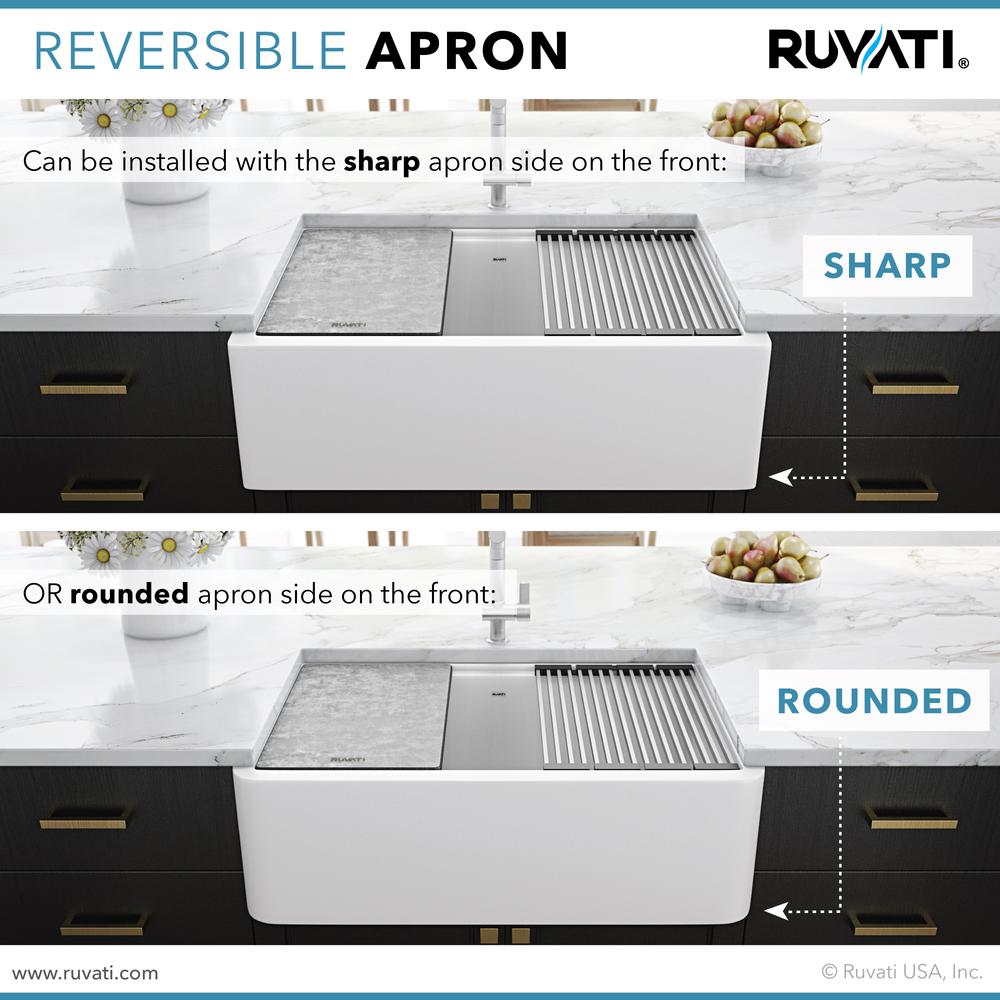 Ruvati 33-inch Kitchen Sink. Picture 7