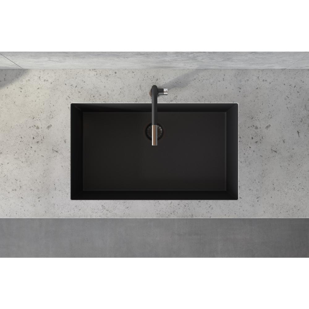 Ruvati 33 x 19 inch Undermount Single Bowl Kitchen Sink. Picture 3