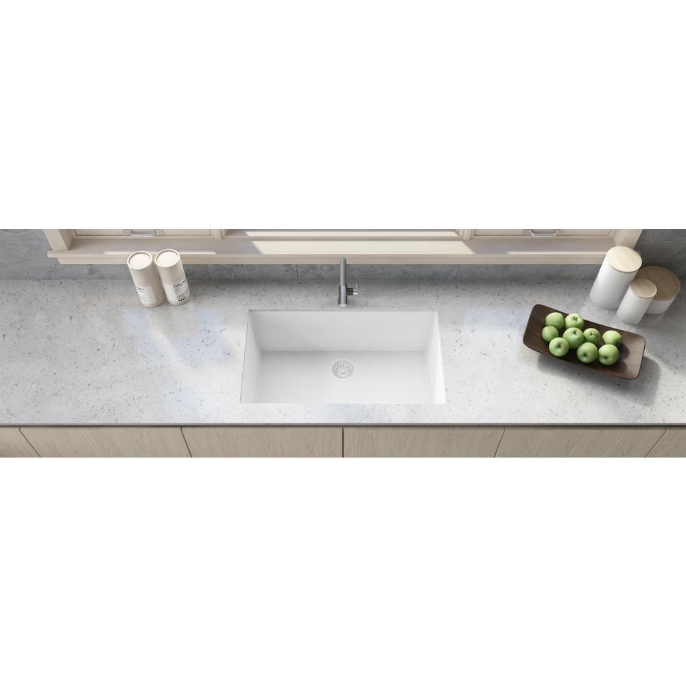 Ruvati 33 x 19 inch Undermount Single Bowl Kitchen Sink. Picture 4