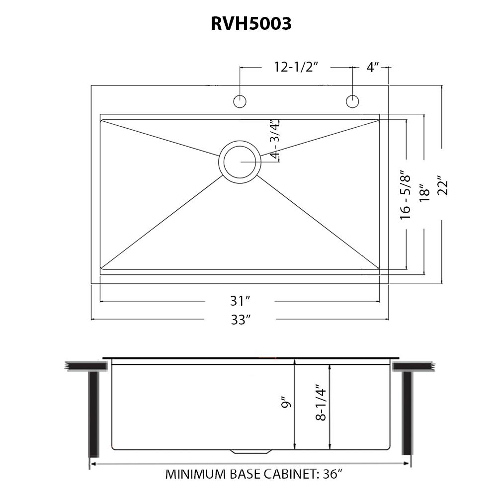 33in Brass Matte Gold Workstation Drop-in Topmount Kitchen Sink Single Bowl. Picture 11