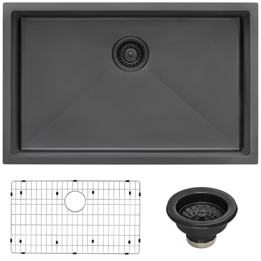 Ruvati 27-inch Undermoun Kitchen Sink 16 Gauge Single Bowl. Picture 6